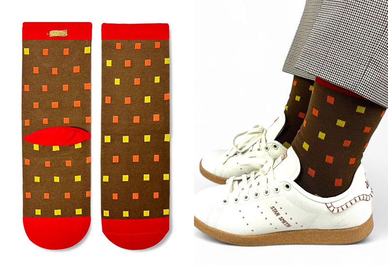 K棒交響樂-紅色 薄襪